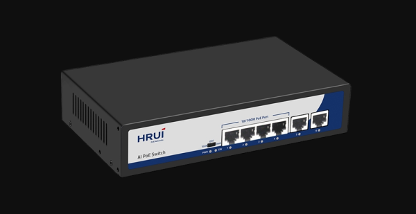 سوئیچ POE چهار پورت HRUI HR900-AF-42N