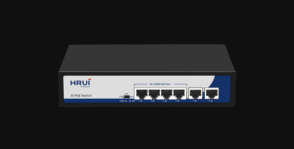 سوئیچ POE چهار پورت HRUI HR900-AF-42N - Image 2