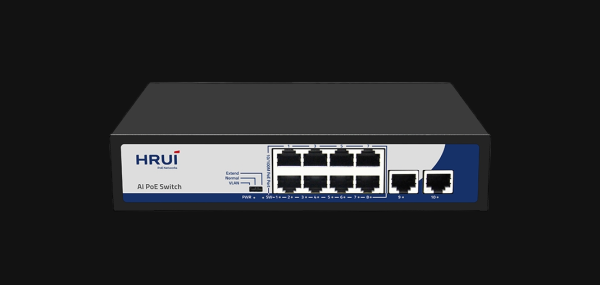 سوئیچ POE 8 پورت HRUI HR900-AF-82N - Image 2